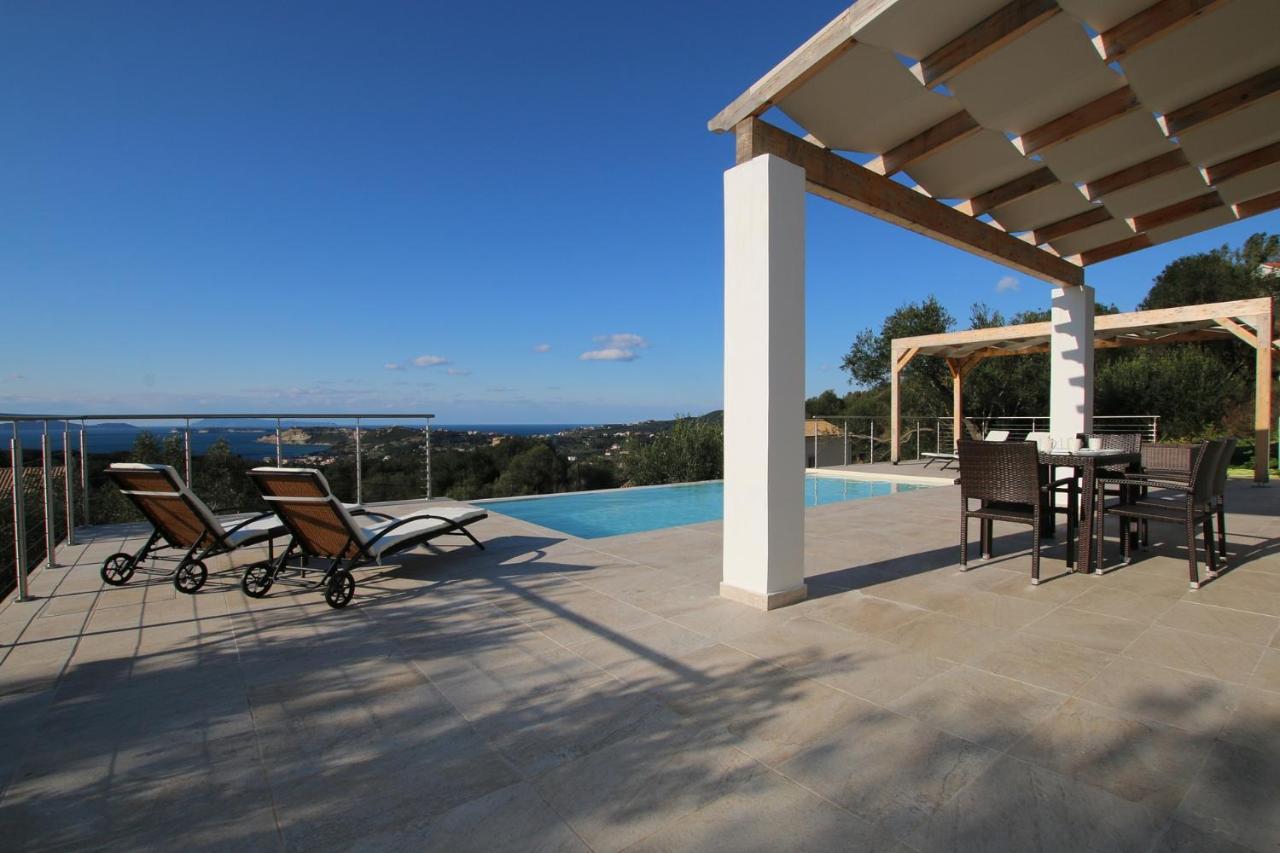 Sunset Sea View Villa 6 Arillas  Dış mekan fotoğraf