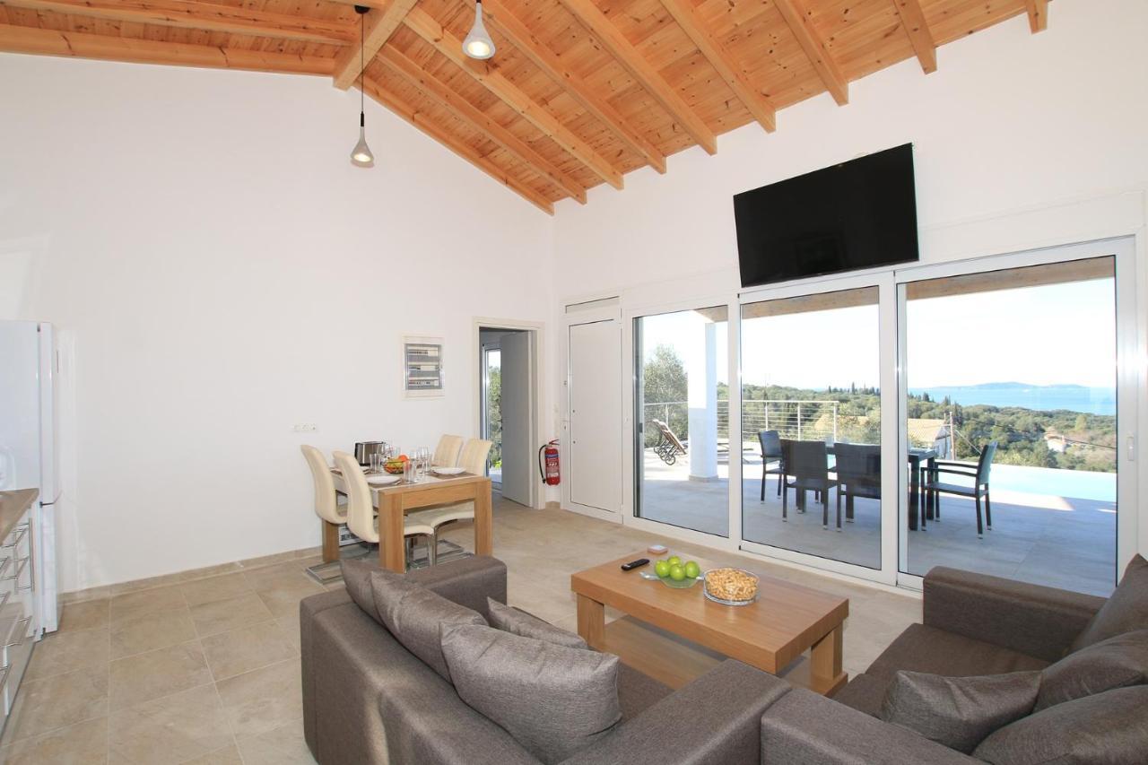 Sunset Sea View Villa 6 Arillas  Dış mekan fotoğraf