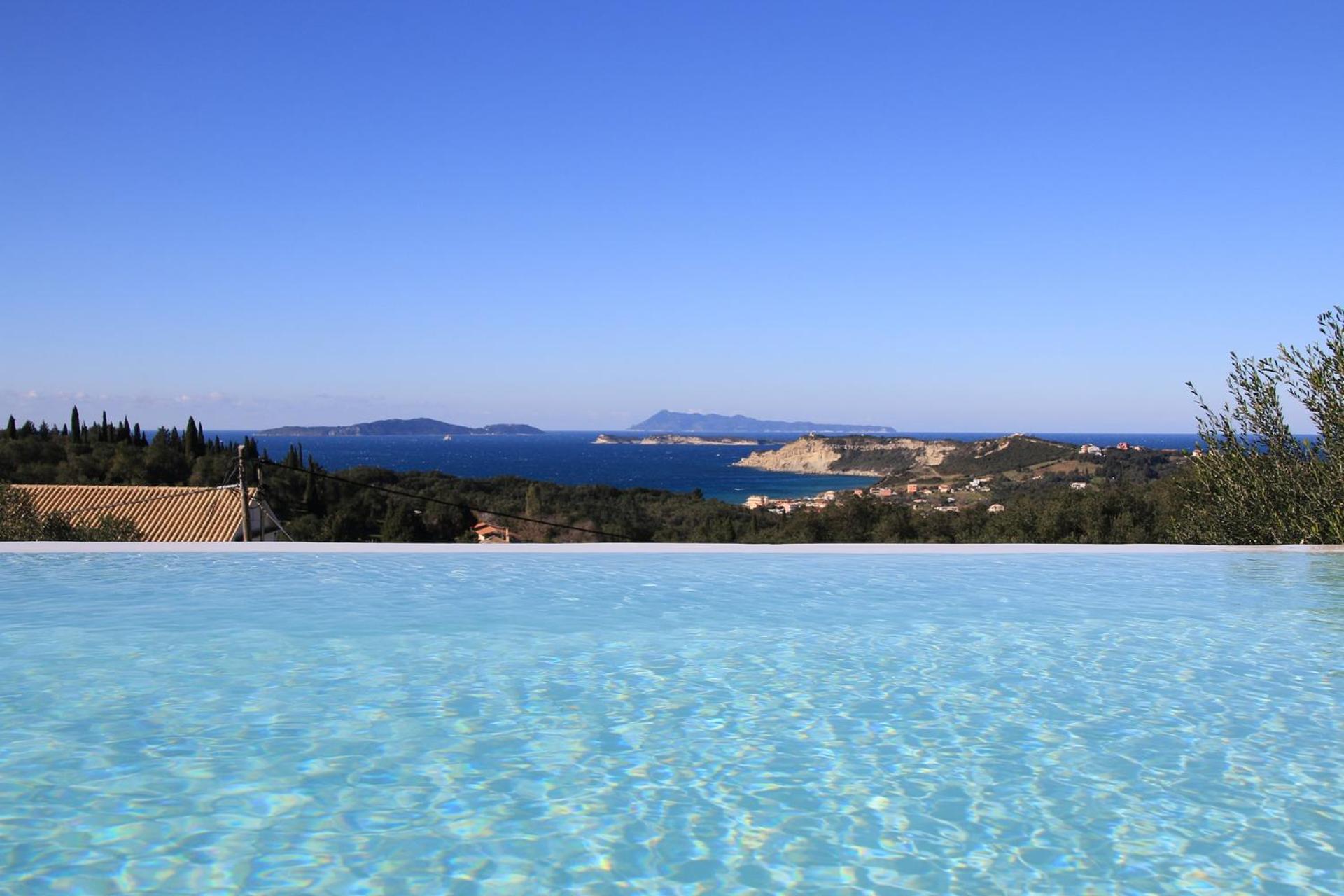 Sunset Sea View Villa 6 Arillas  Dış mekan fotoğraf